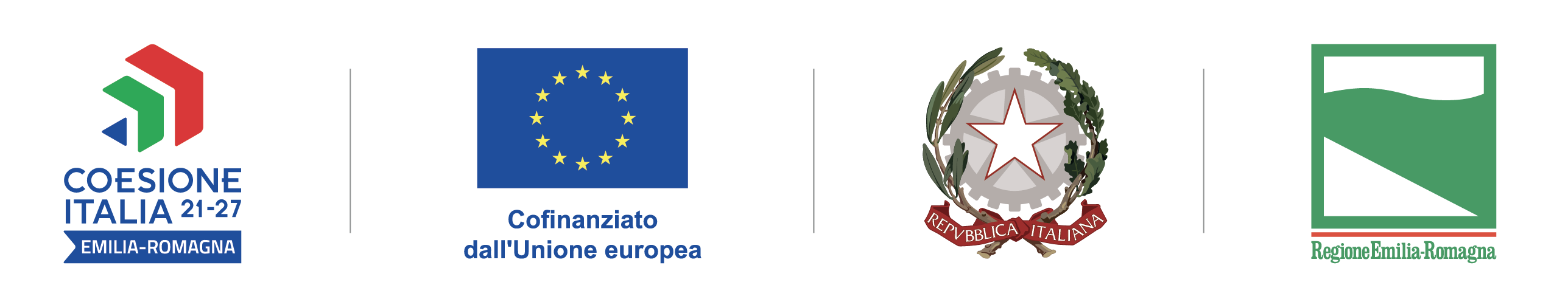 Loghi Coesione Italia UE Emilia-Romagna